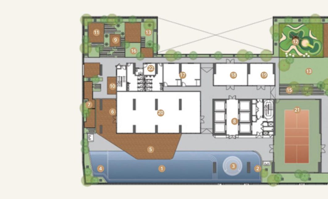 Sutera Suites Level 8 facilities plan